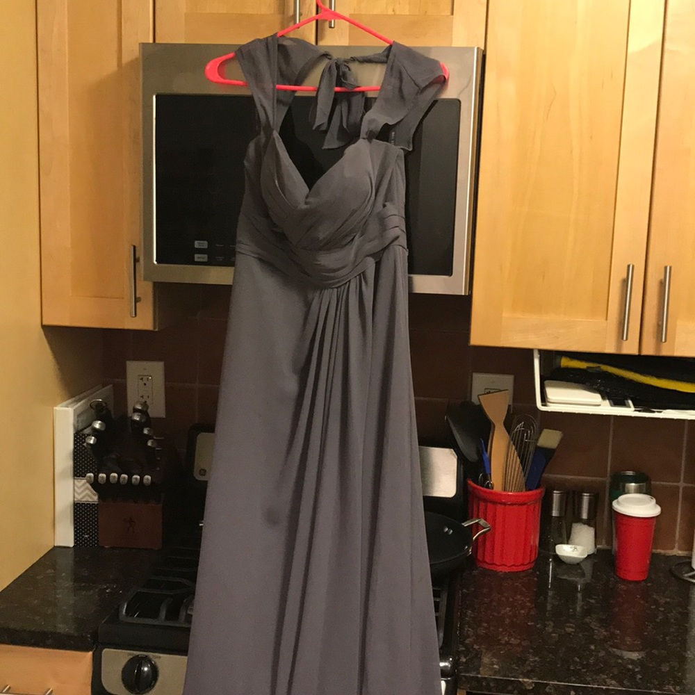 Pewter Bridesmaid Dress